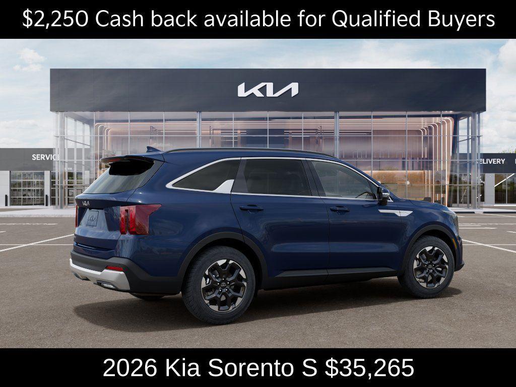 new 2026 Kia Sorento car, priced at $35,265