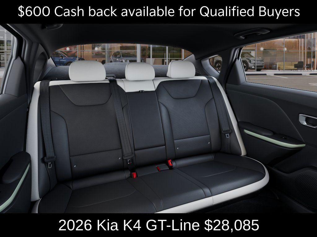 new 2026 Kia K4 car, priced at $28,085