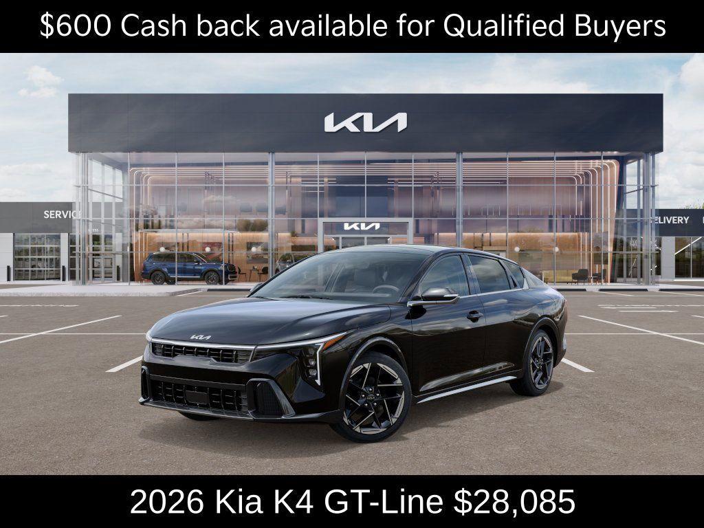 new 2026 Kia K4 car, priced at $28,085