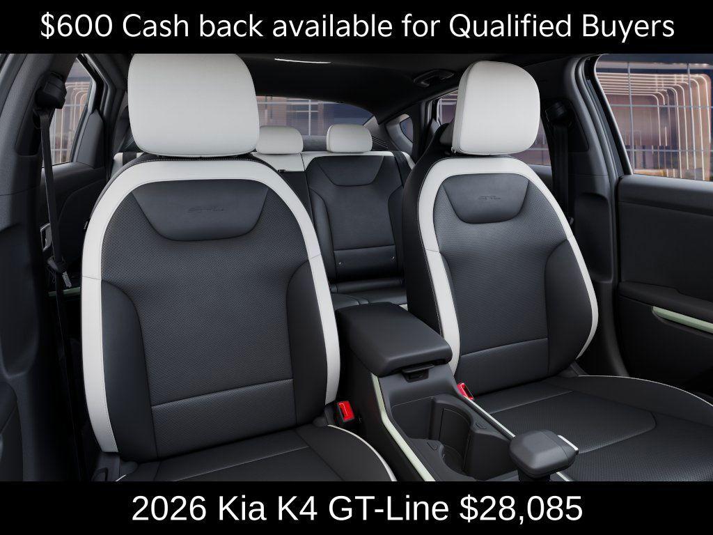 new 2026 Kia K4 car, priced at $28,085