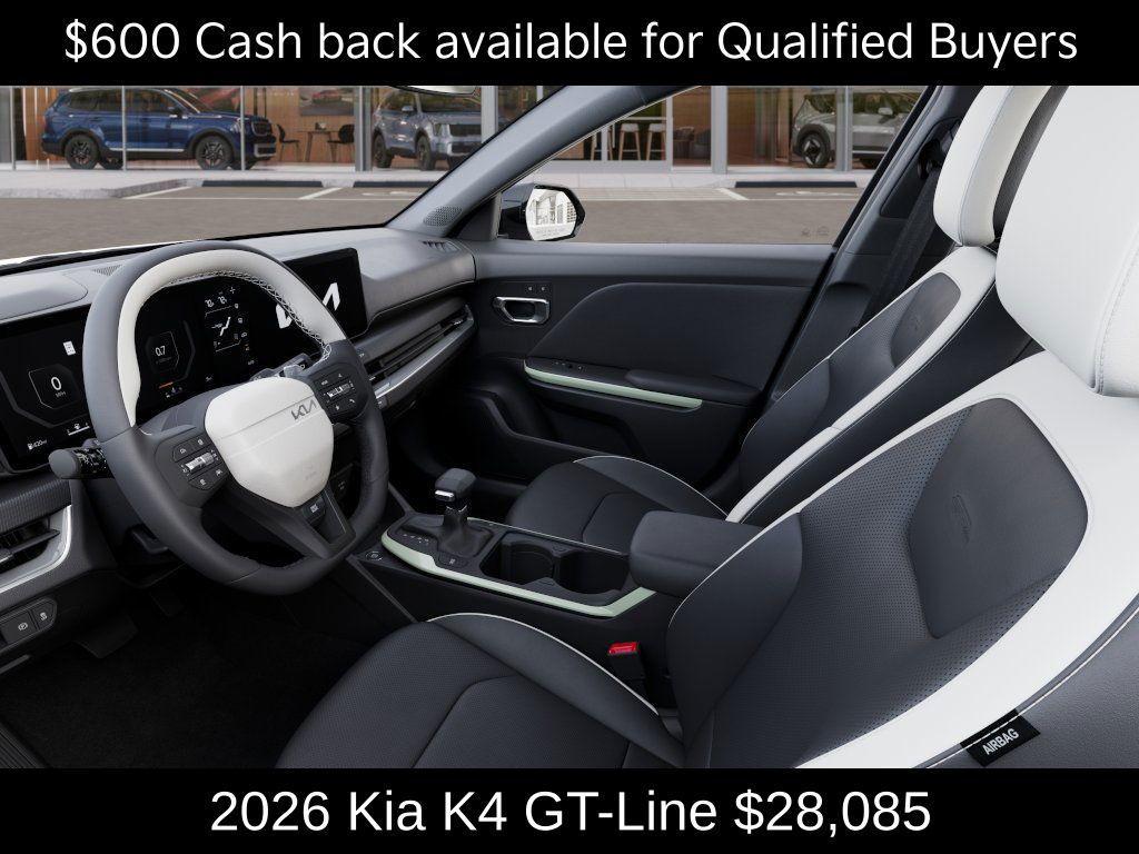 new 2026 Kia K4 car, priced at $28,085