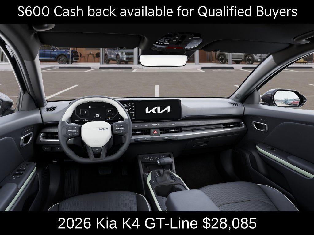 new 2026 Kia K4 car, priced at $28,085
