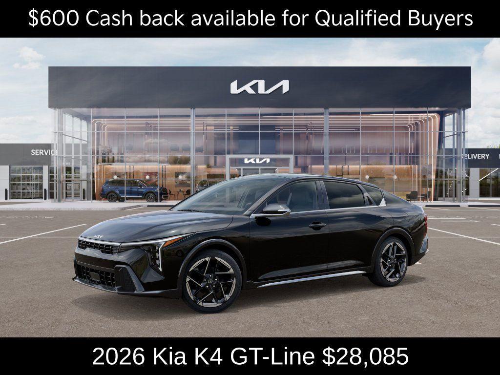 new 2026 Kia K4 car, priced at $28,085