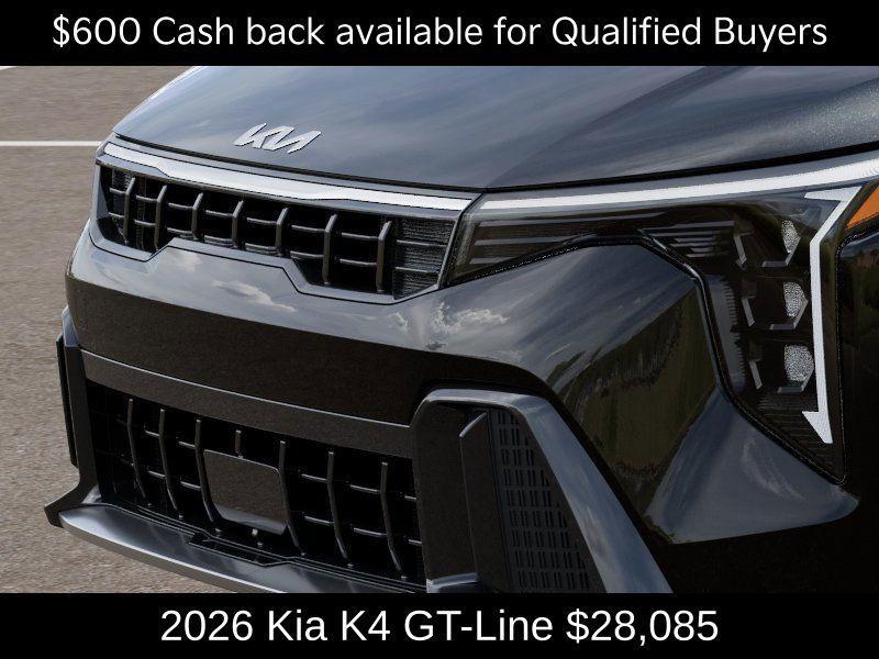 new 2026 Kia K4 car, priced at $28,085