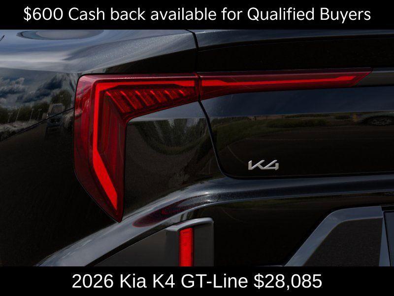 new 2026 Kia K4 car, priced at $28,085