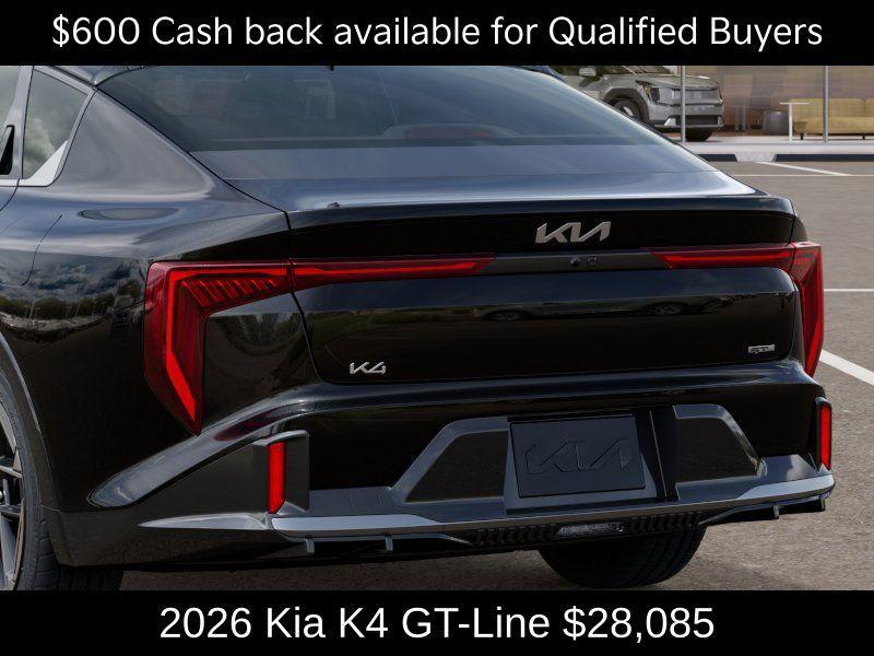new 2026 Kia K4 car, priced at $28,085