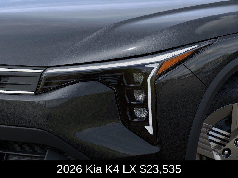 new 2026 Kia K4 car, priced at $23,535