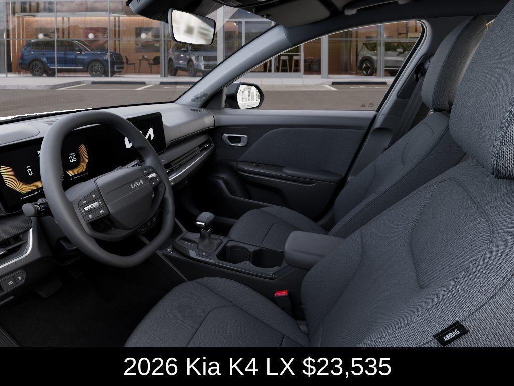 new 2026 Kia K4 car, priced at $23,535