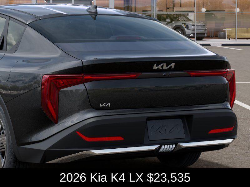 new 2026 Kia K4 car, priced at $23,535