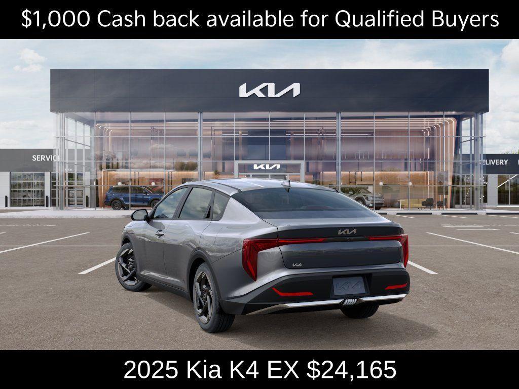 new 2025 Kia K4 car, priced at $24,165