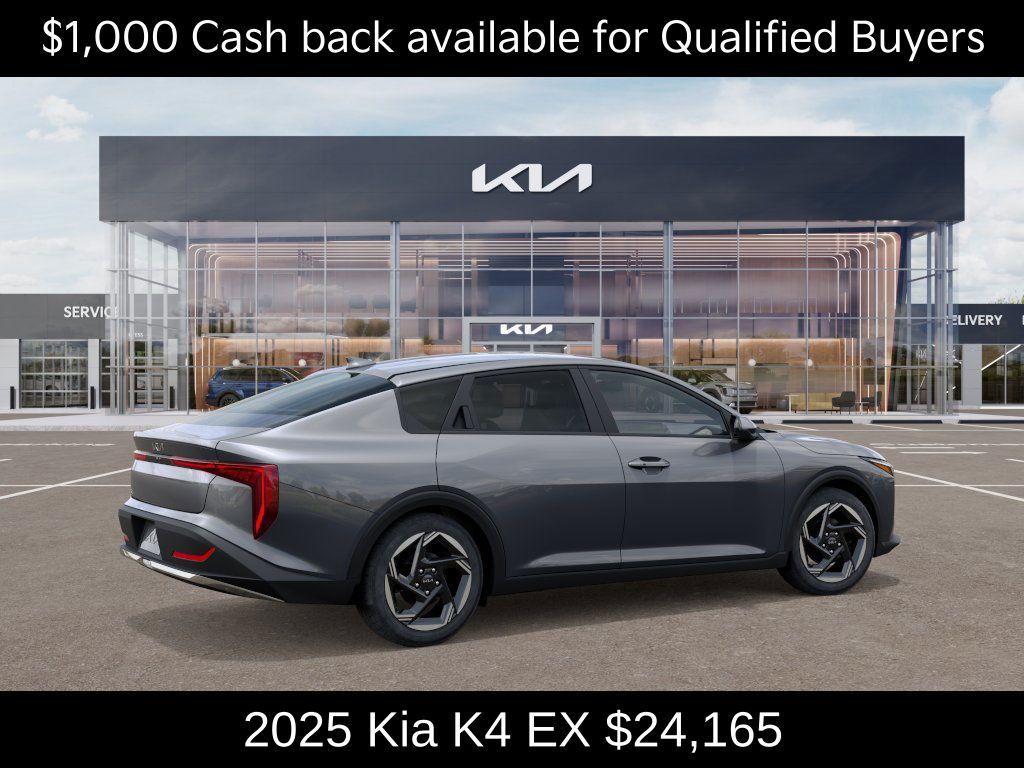 new 2025 Kia K4 car, priced at $24,165