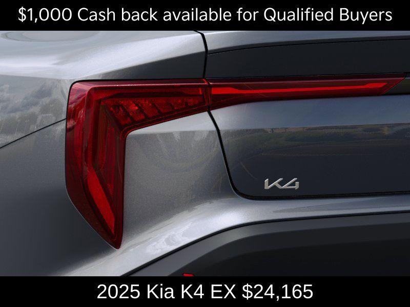 new 2025 Kia K4 car, priced at $24,165