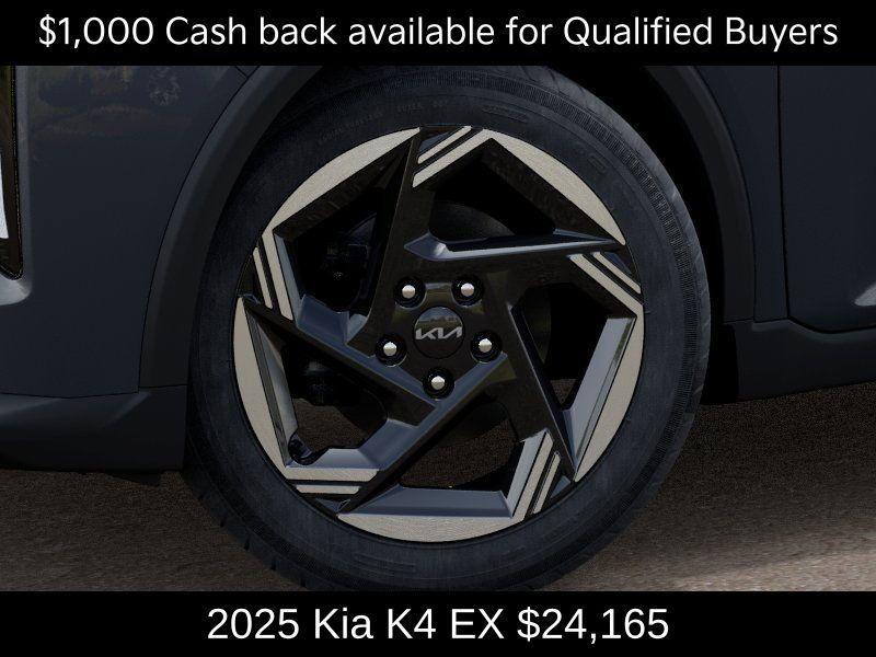 new 2025 Kia K4 car, priced at $24,165