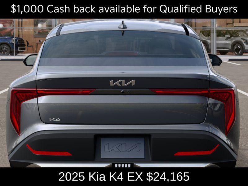 new 2025 Kia K4 car, priced at $24,165