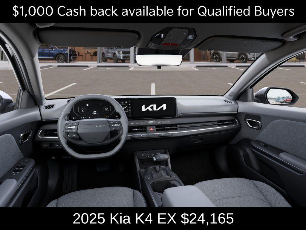 new 2025 Kia K4 car, priced at $24,165