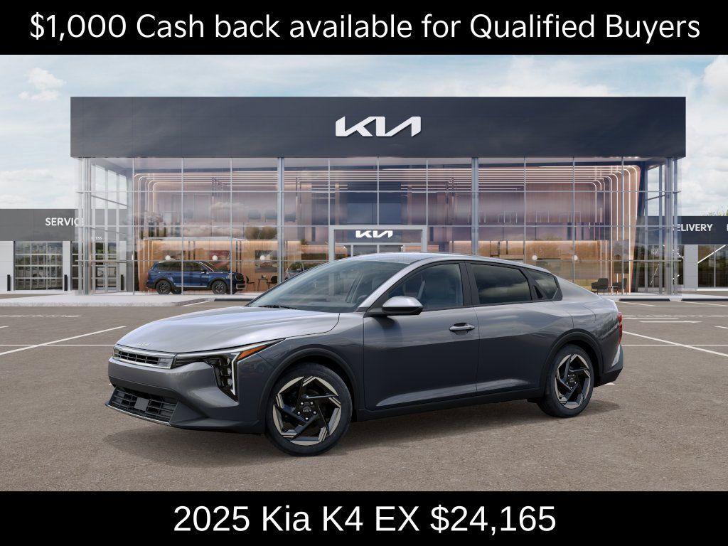 new 2025 Kia K4 car, priced at $24,165