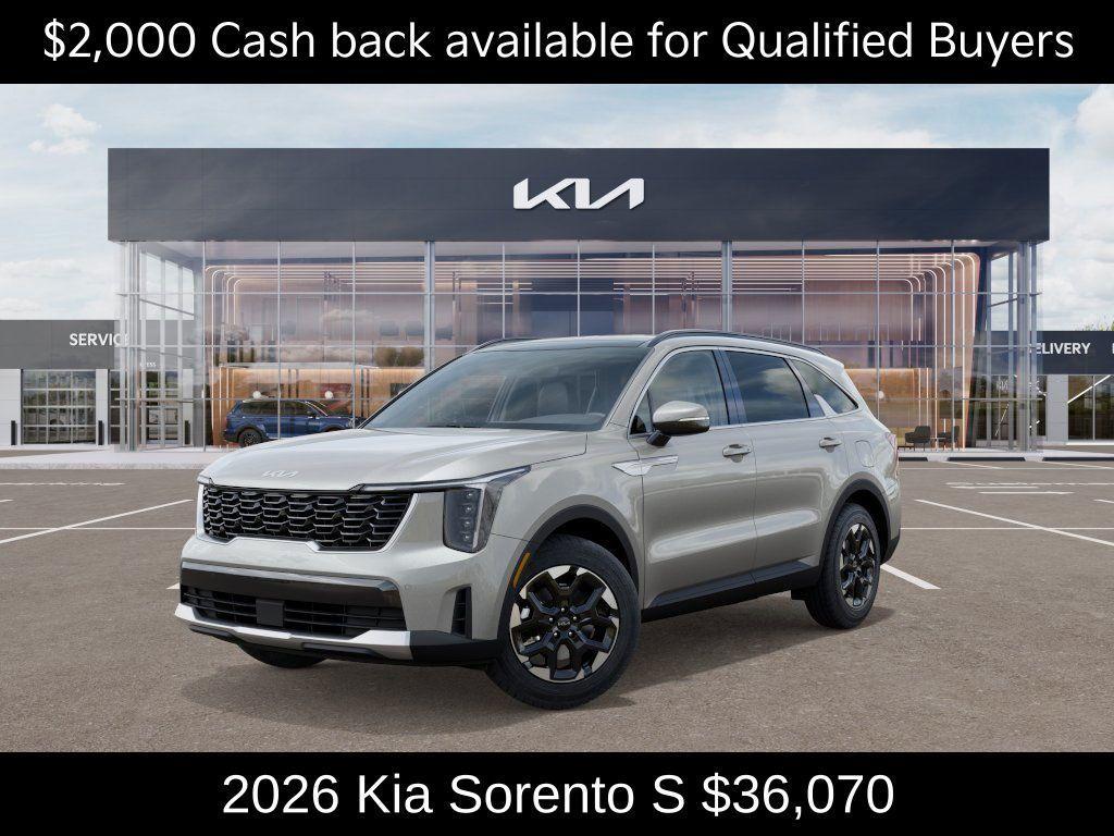 new 2026 Kia Sorento car, priced at $36,070