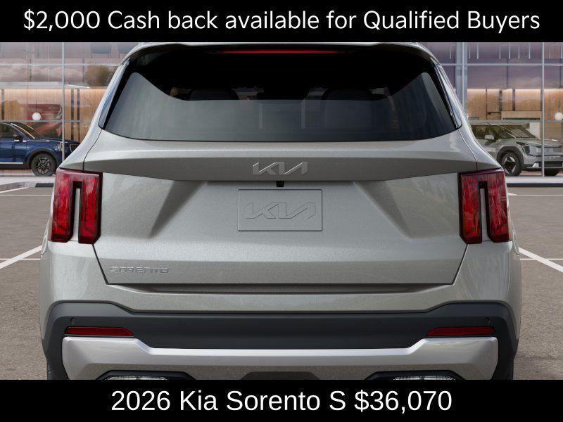 new 2026 Kia Sorento car, priced at $36,070