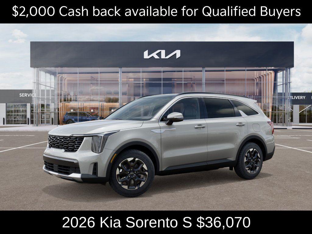 new 2026 Kia Sorento car, priced at $36,070