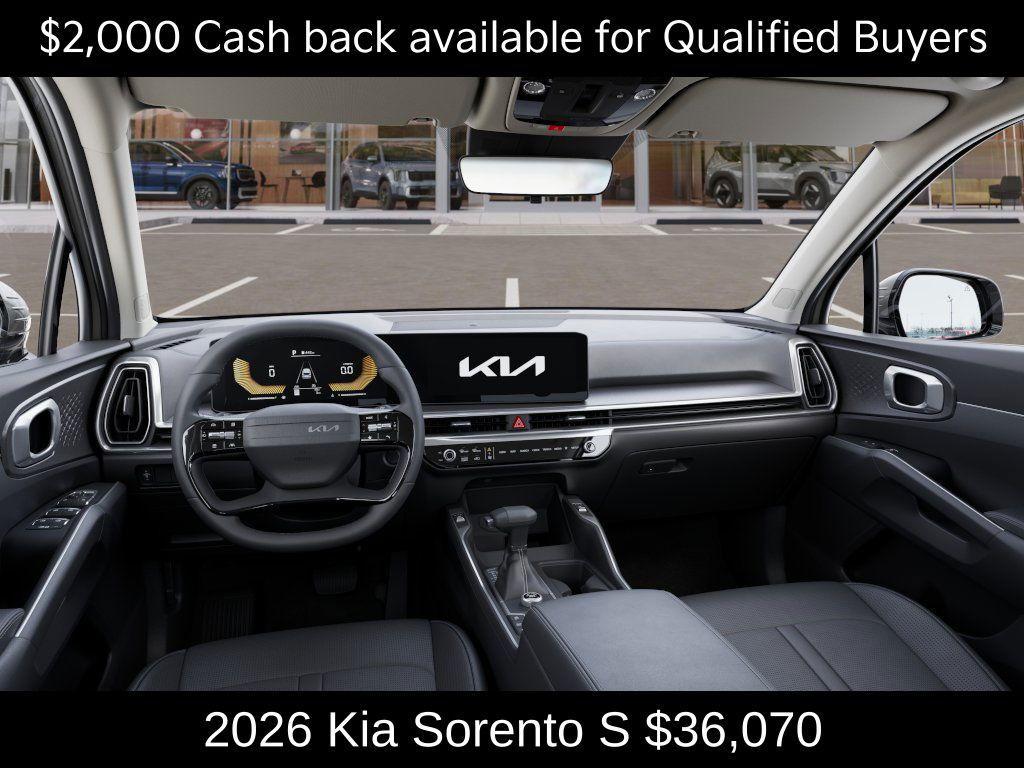 new 2026 Kia Sorento car, priced at $36,070