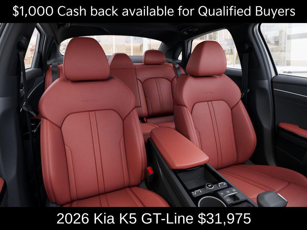 new 2026 Kia K5 car, priced at $31,975
