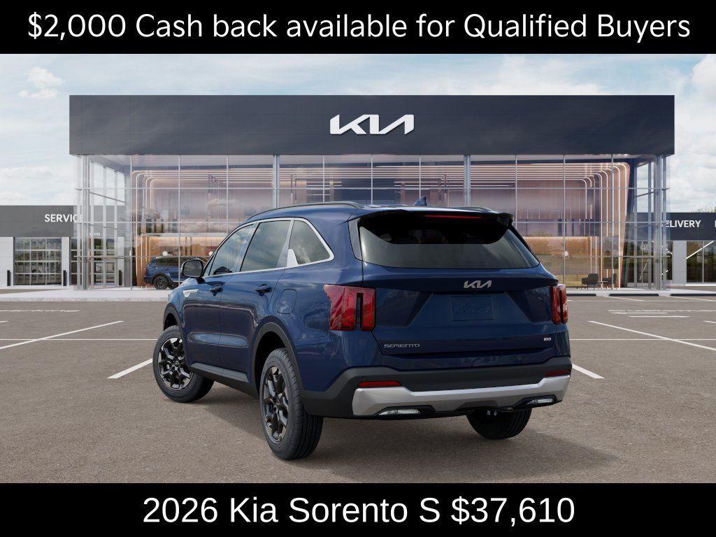 new 2026 Kia Sorento car, priced at $37,610