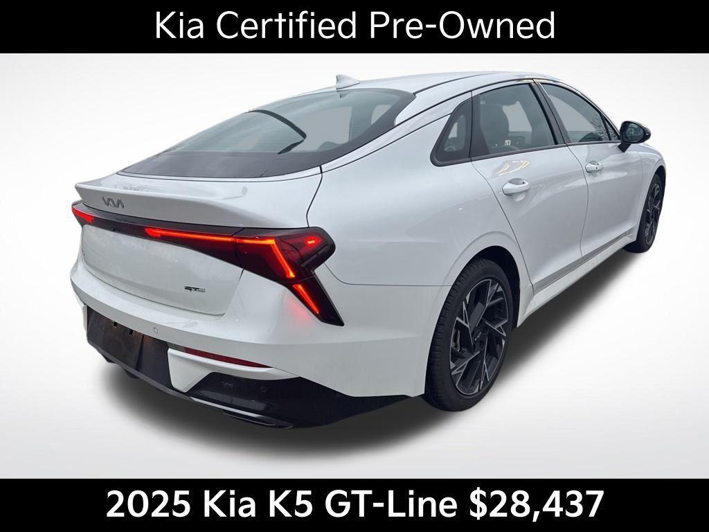 used 2025 Kia K5 car, priced at $28,437