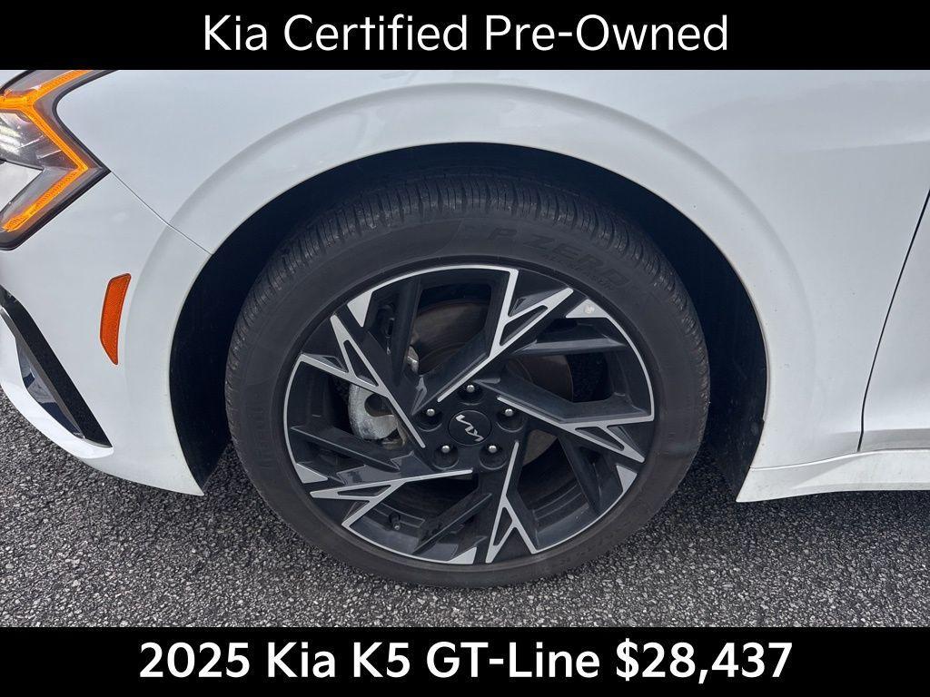 used 2025 Kia K5 car, priced at $28,437