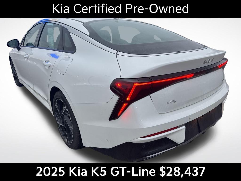 used 2025 Kia K5 car, priced at $28,437