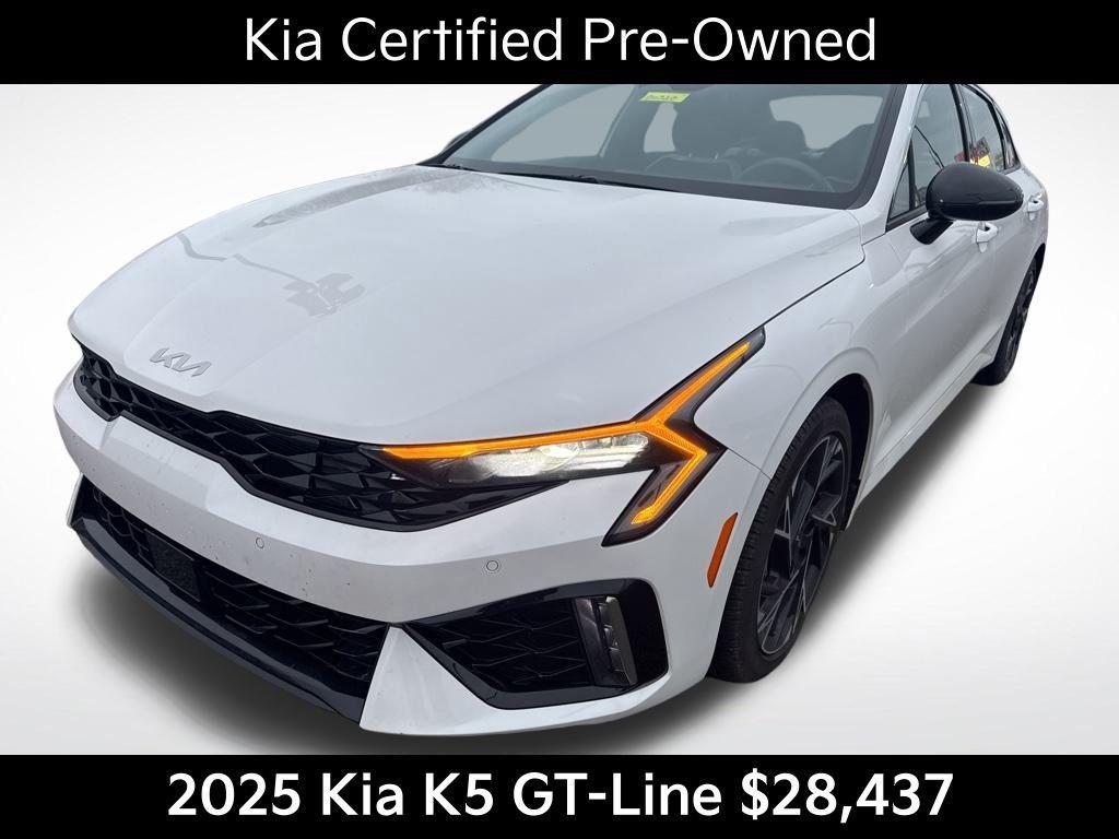 used 2025 Kia K5 car, priced at $28,437