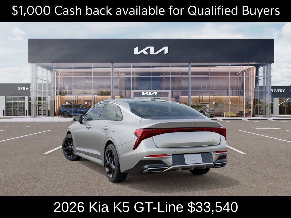 new 2026 Kia K5 car, priced at $33,540