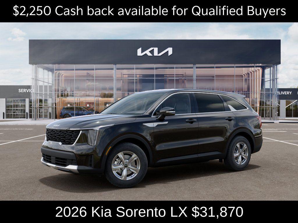 new 2026 Kia Sorento car, priced at $31,870