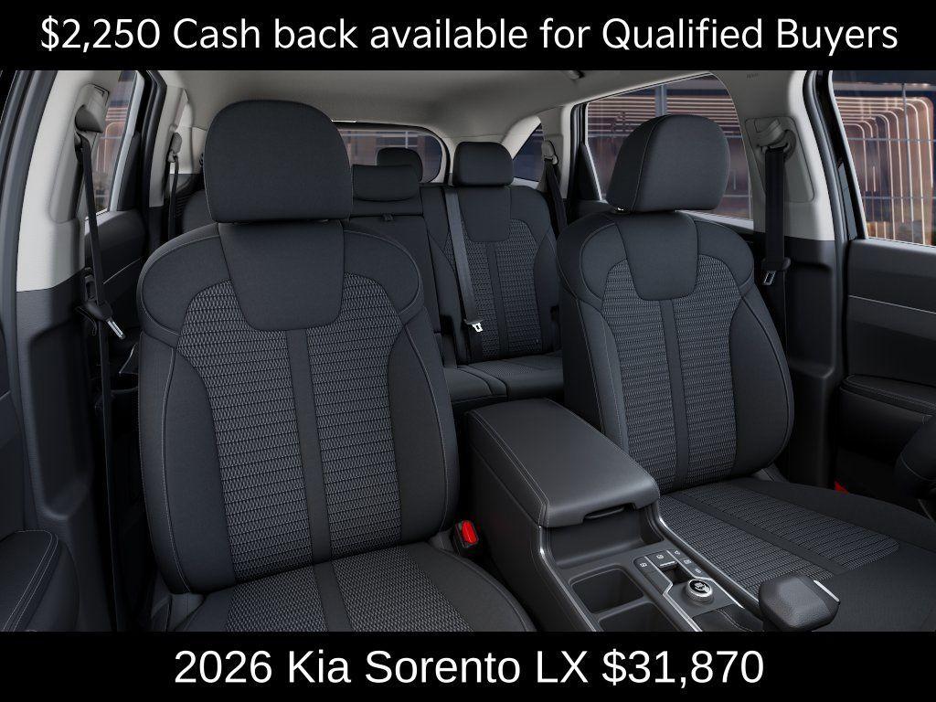 new 2026 Kia Sorento car, priced at $31,870