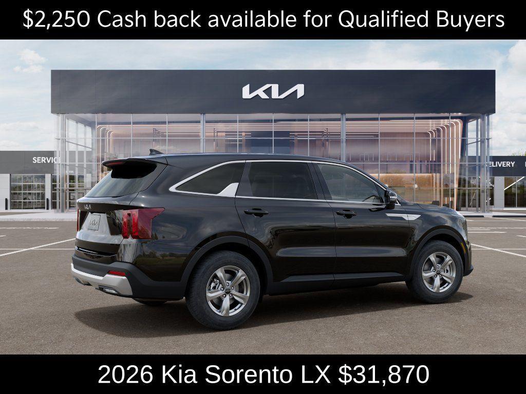 new 2026 Kia Sorento car, priced at $31,870