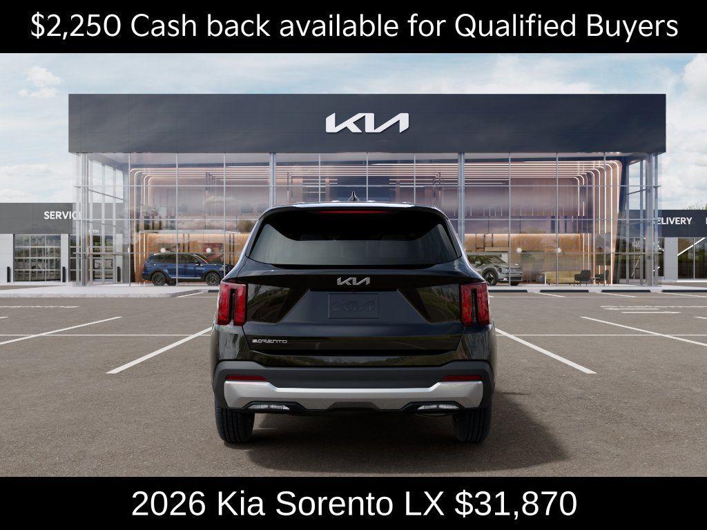 new 2026 Kia Sorento car, priced at $31,870