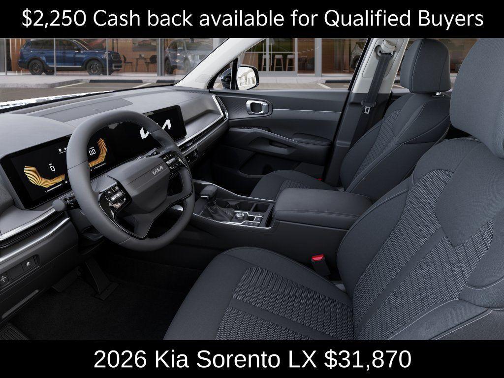 new 2026 Kia Sorento car, priced at $31,870