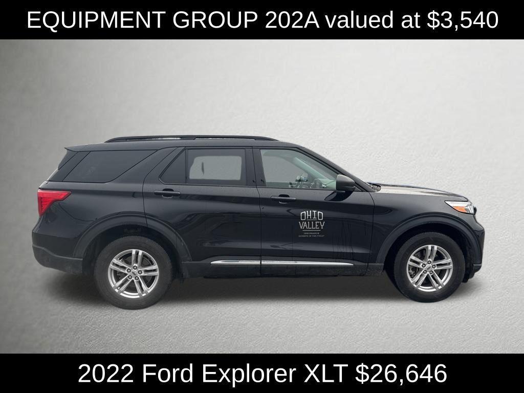 used 2022 Ford Explorer car, priced at $26,646