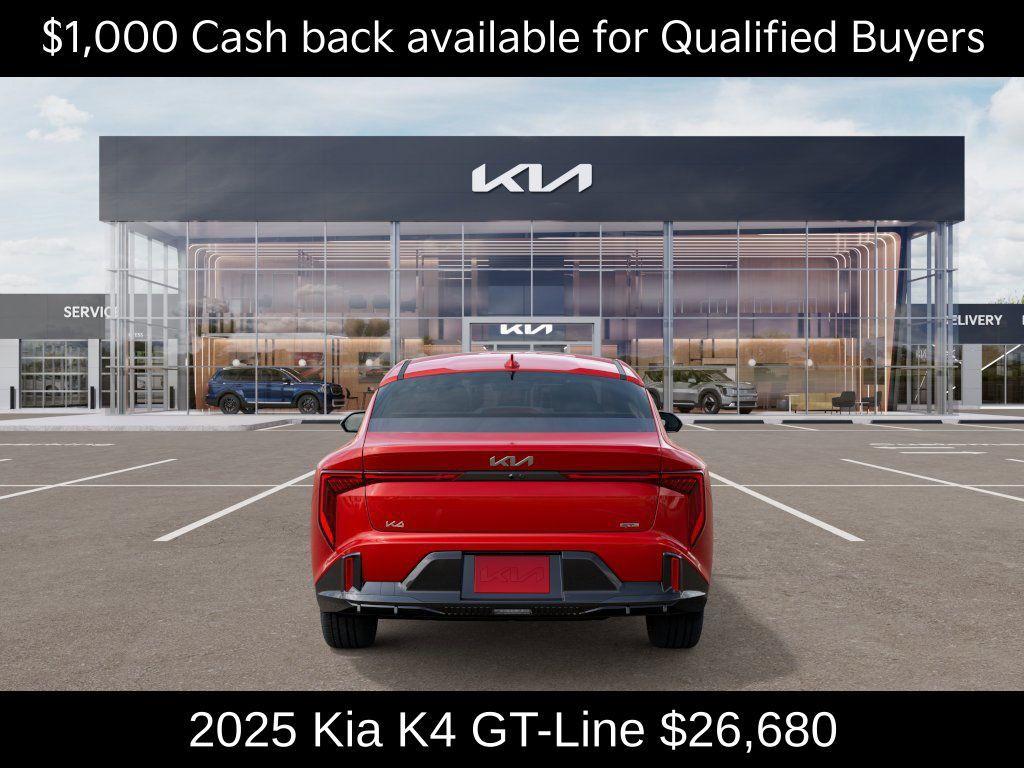 new 2025 Kia K4 car, priced at $26,680