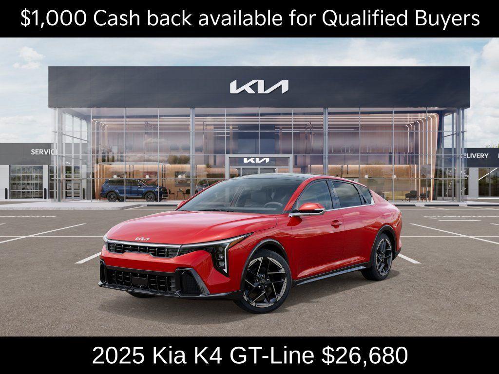 new 2025 Kia K4 car, priced at $26,680