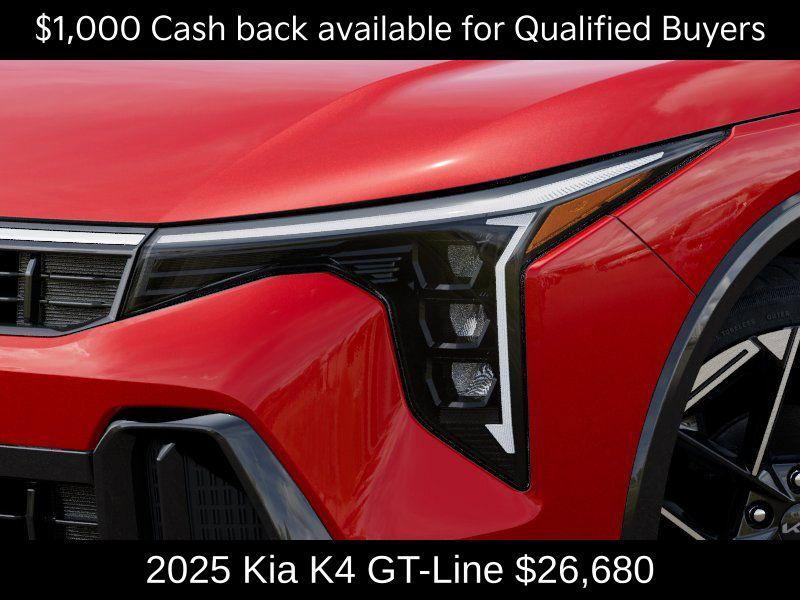 new 2025 Kia K4 car, priced at $26,680