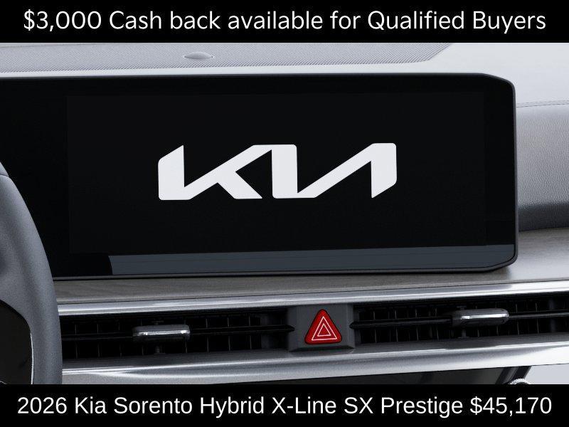 new 2026 Kia Sorento Hybrid car, priced at $45,170