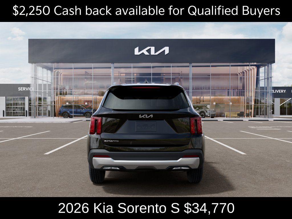 new 2026 Kia Sorento car, priced at $34,770