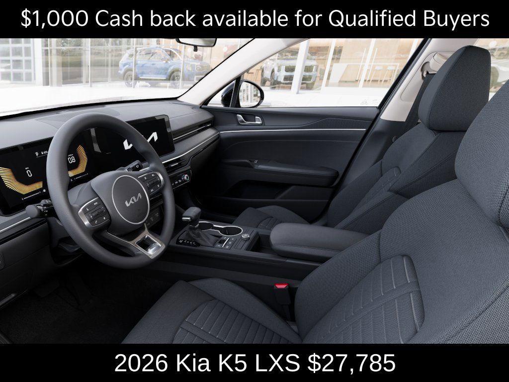 new 2026 Kia K5 car, priced at $27,785