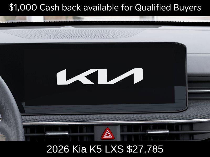 new 2026 Kia K5 car, priced at $27,785