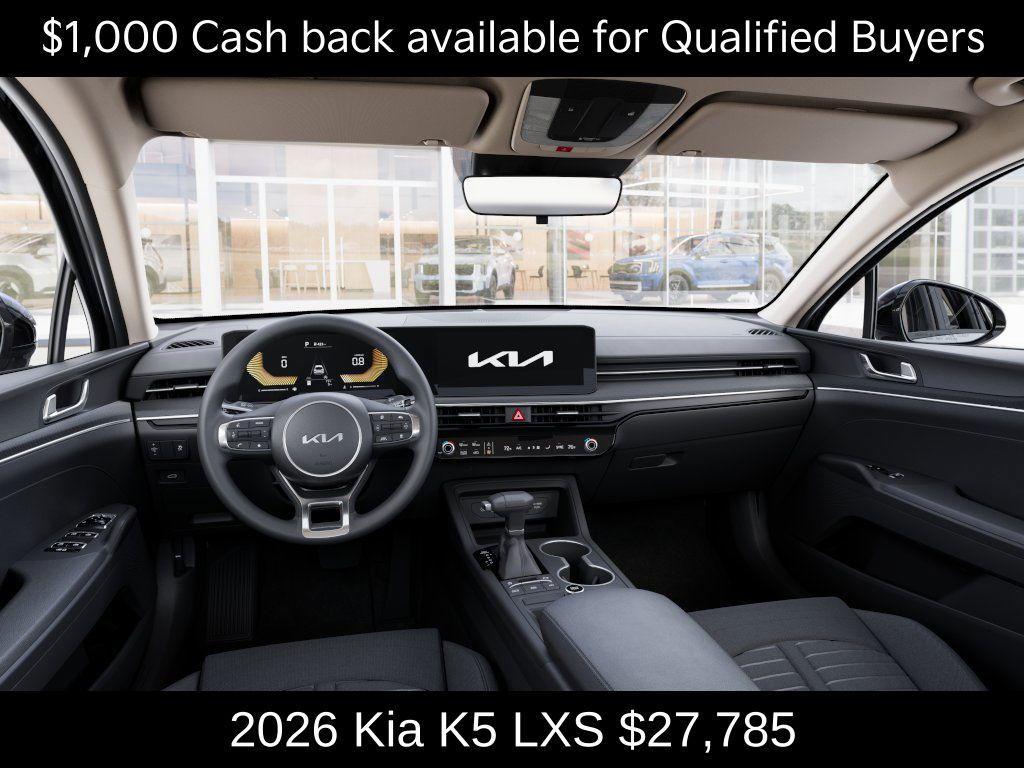 new 2026 Kia K5 car, priced at $27,785
