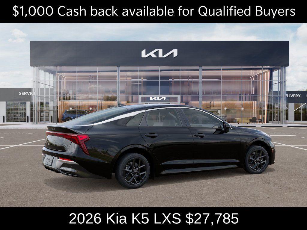 new 2026 Kia K5 car, priced at $27,785