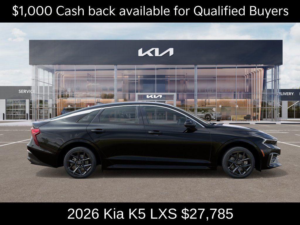 new 2026 Kia K5 car, priced at $27,785
