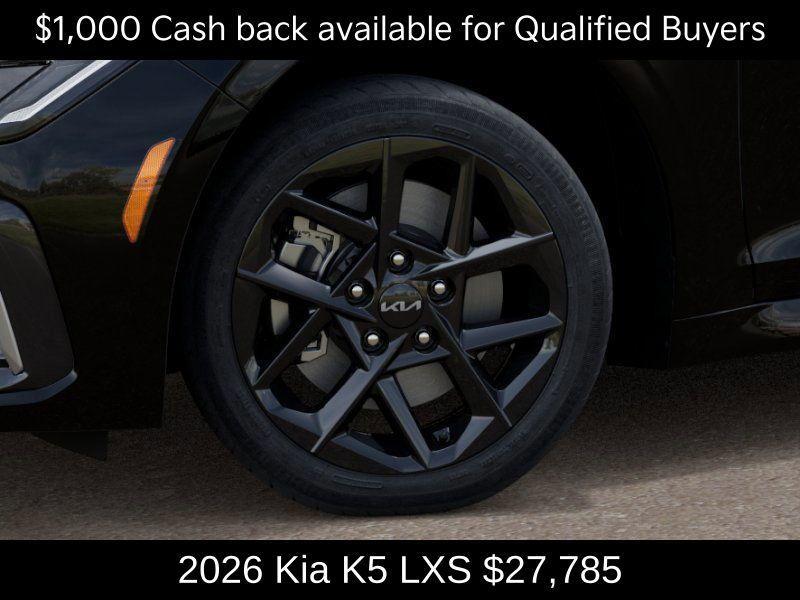 new 2026 Kia K5 car, priced at $27,785