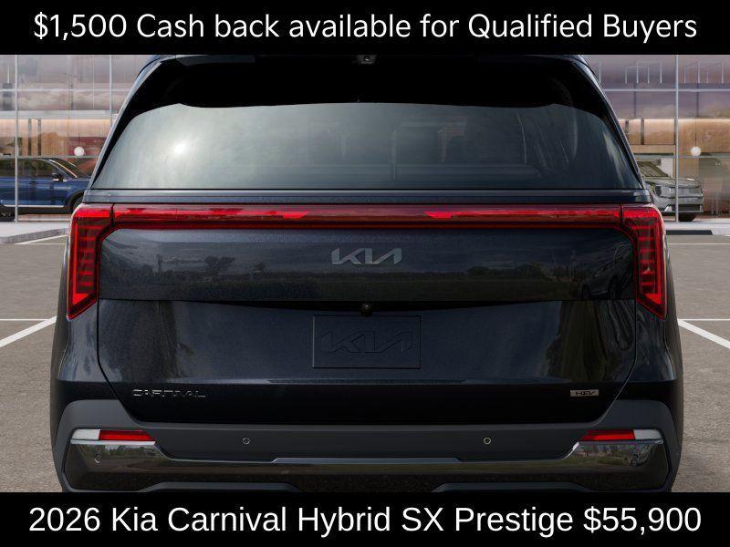 new 2026 Kia Carnival Hybrid car, priced at $55,900