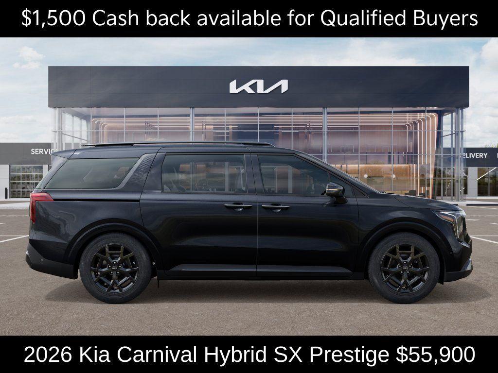 new 2026 Kia Carnival Hybrid car, priced at $55,900
